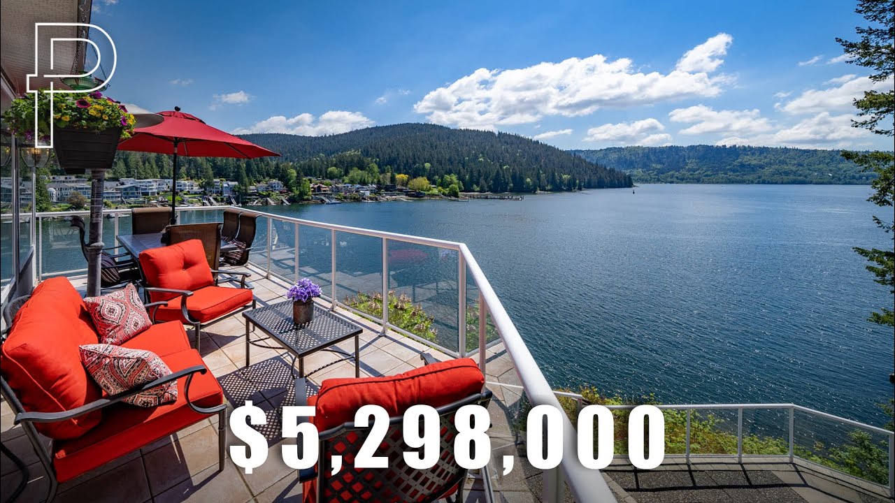 Spectacular Oceanfront Gated Estate in Belcarra, BC | 242 Turtlehead Road, Port Moody, BC