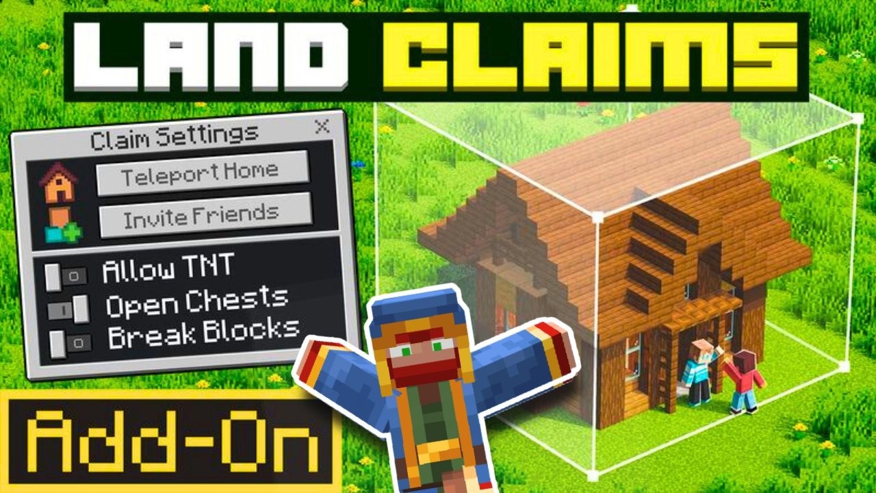 PREVENT GRIEFING In Multiplayer- Land Claims Addon Showcase