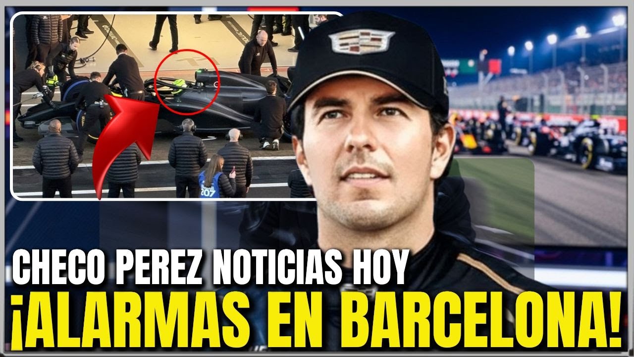 ¡ALARMAS EN BARCELONA! El fuerte aviso de Checo Pérez sobre la F1 2026