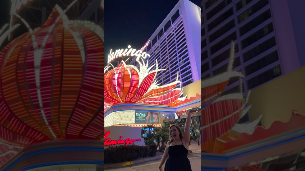 Is the Flamingo Hotel in Vegas worth it? 🦩✨ #flamingohotel