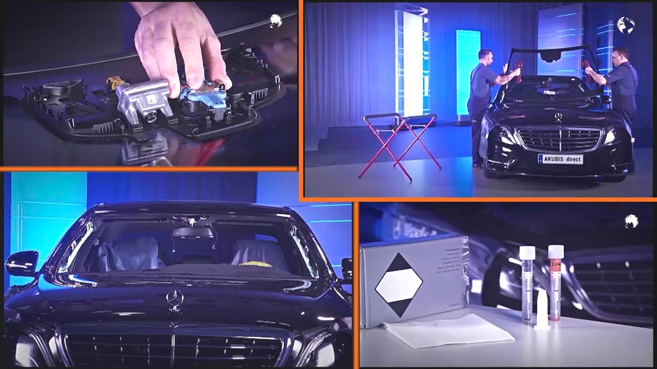 Mercedes-Benz S-Klasse Windschutzscheibe ausbauen - Teil 2