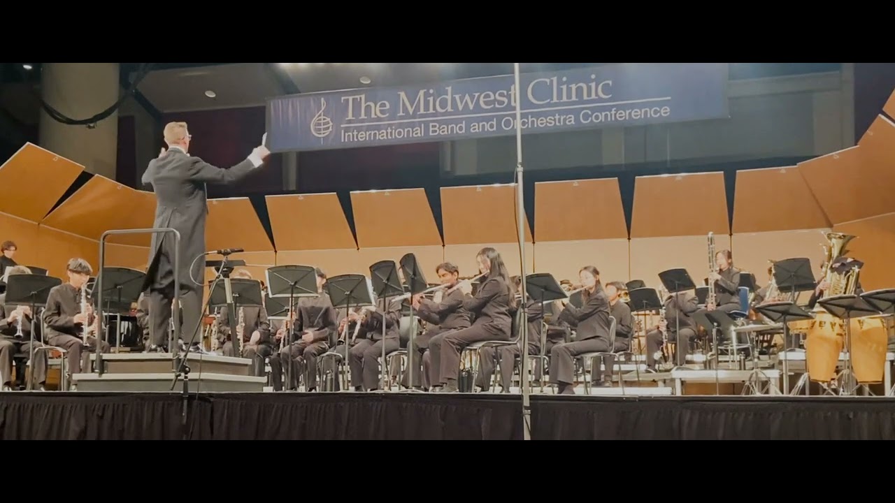 Lambert High School  Wind Ensemble   2023 Midwest Clinic  Overture in Five Flat by Julie Giroux