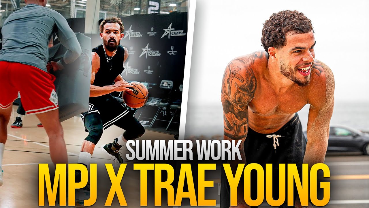 VLOG 04: FULL DAY OF WORK WITH TRAE YOUNG! // Michael Porter Jr.