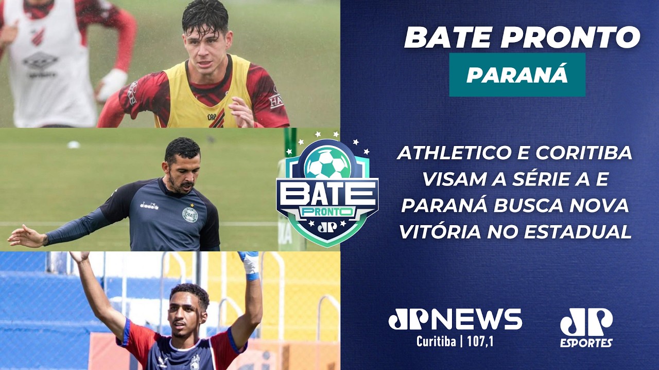 🔴#AOVIVO: Bate Pronto Paraná  13/03/2026  ATHLETICO, CORITIBA E PARANÁ BUSCAM VITÓRIAS NA RODADA