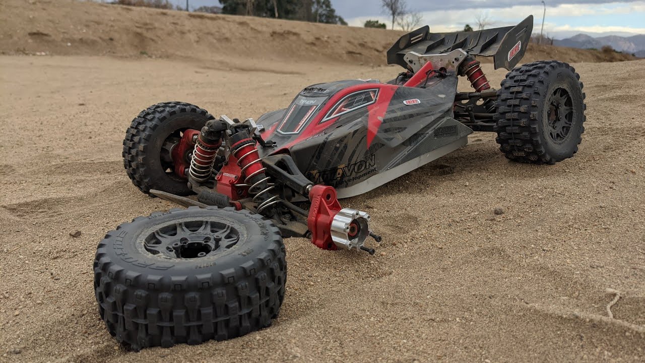 ARRMA TYPHON GOES TO THE MOON THEN GETS REKT