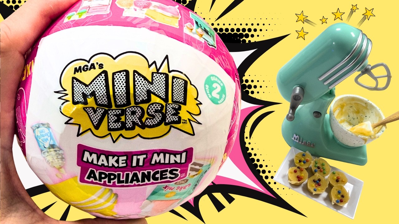 Mini Verse Make It Mini Appliances ASMR | Unboxing & Making the Mini Recipe