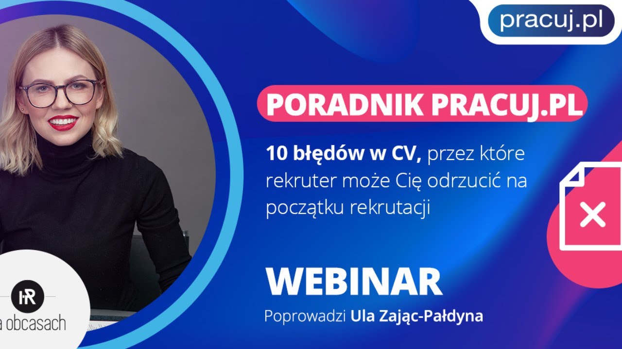 Poradnik Pracuj.pl – 10 najczęstszych błędów w CV