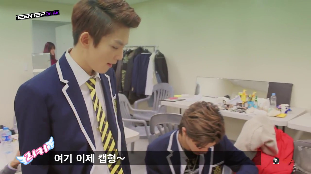 TEEN TOP On Air - VJ 리키의 'ANGEL CLASS' 대기실 습격!