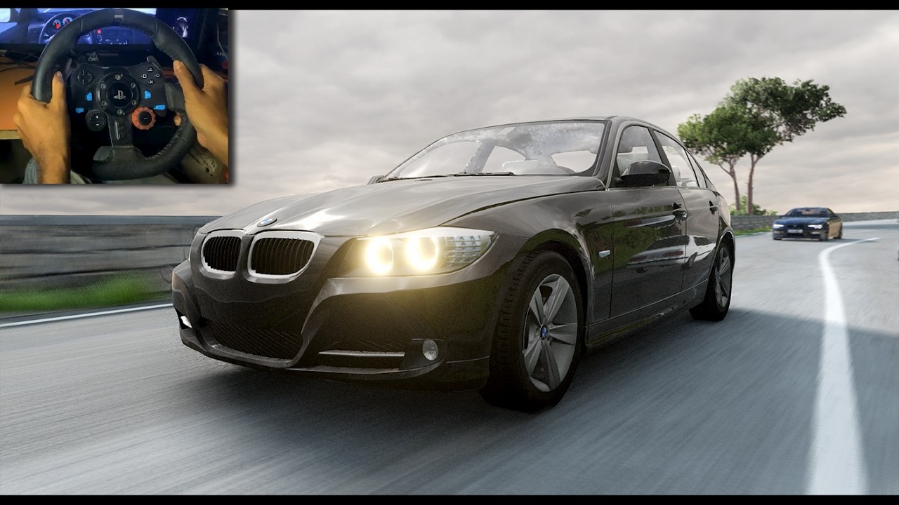 BMW E90 | Realistic drive gameplay | Logitech G29 | Boss POV