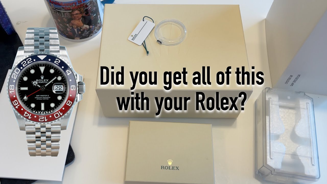 Посмотрите это видео перед покупкой своих первых часов Rolex: коробка, документы, гарантийный тал...