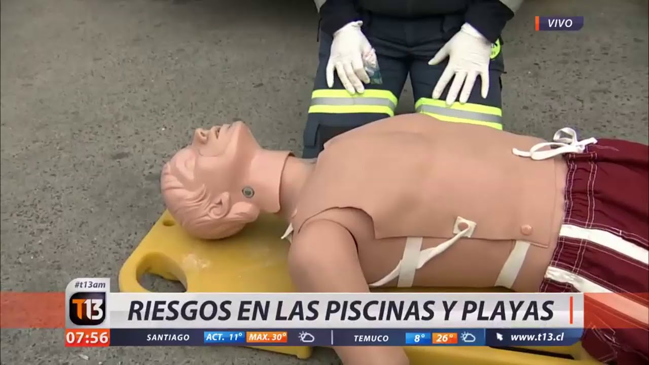 SAMU Metropolitano enseña qué hacer si una persona se ahoga en una piscina o el mar