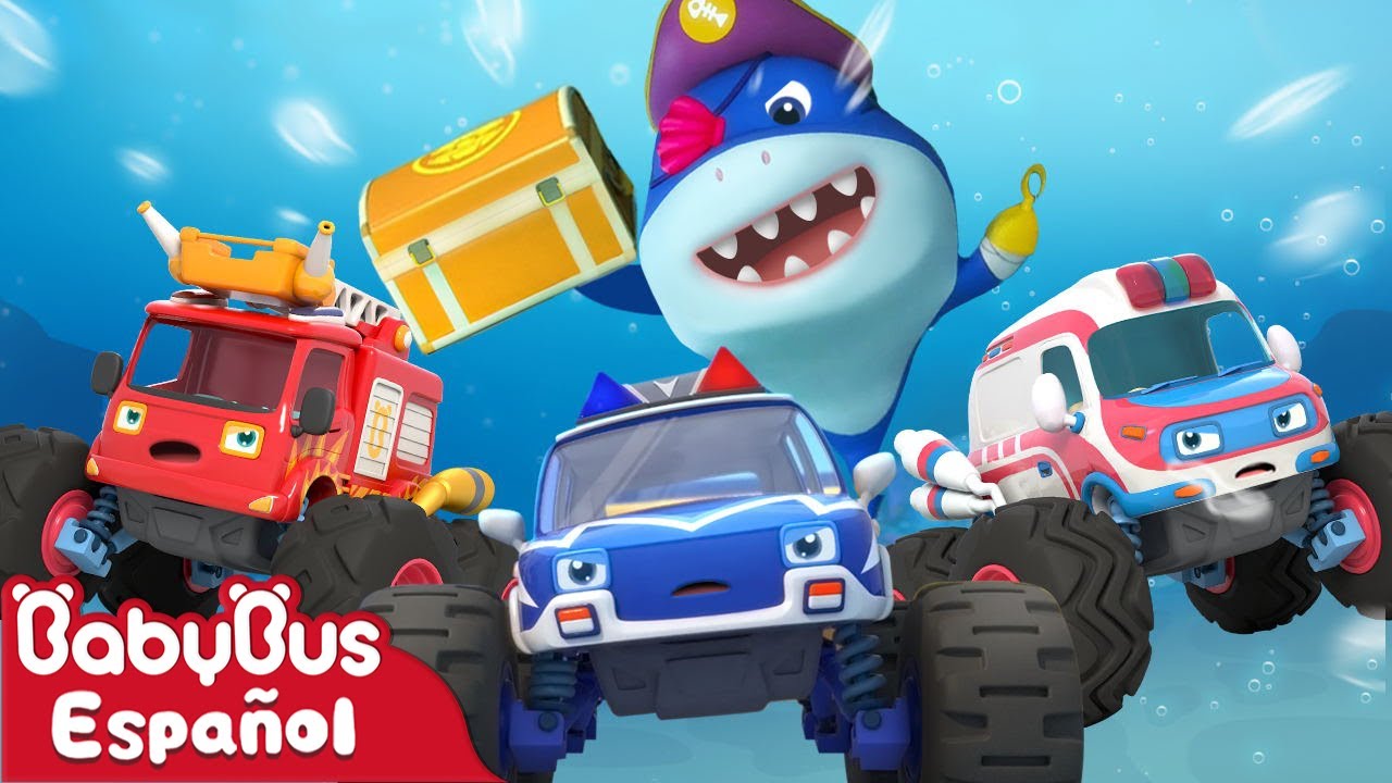 El Pirata Tiburón Roba el Tesoro + Más Canciones Infantiles | Video Para Niños | BabyBus Español