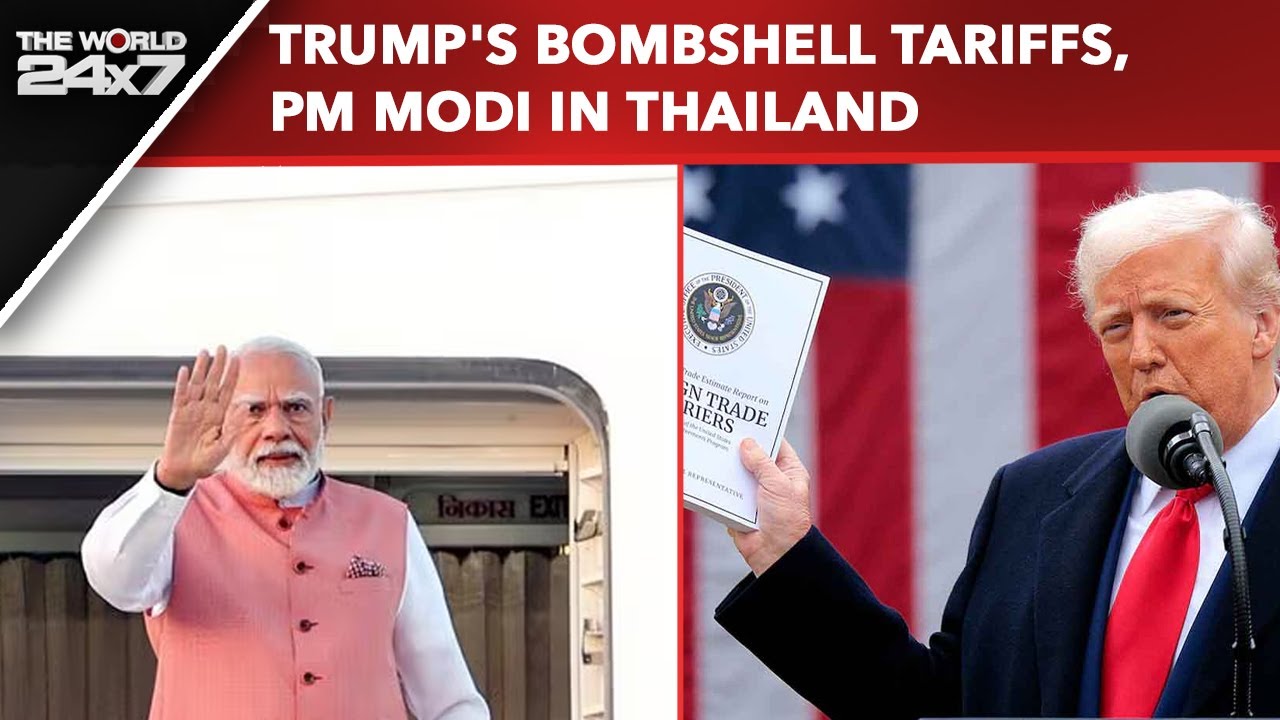 Trump's Bombshell Tariffs: The India Impact, PM Modi In Thailand, Gold Prices In US Hit New High