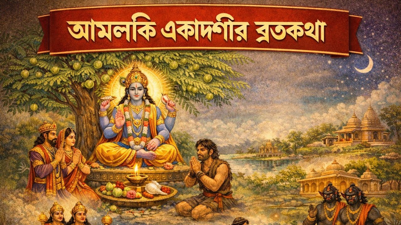 Amalaki ekadashi mahatva 2026 in bengali || Amalaki ekadashi vrat katha bangla @SahityaRosofficial 