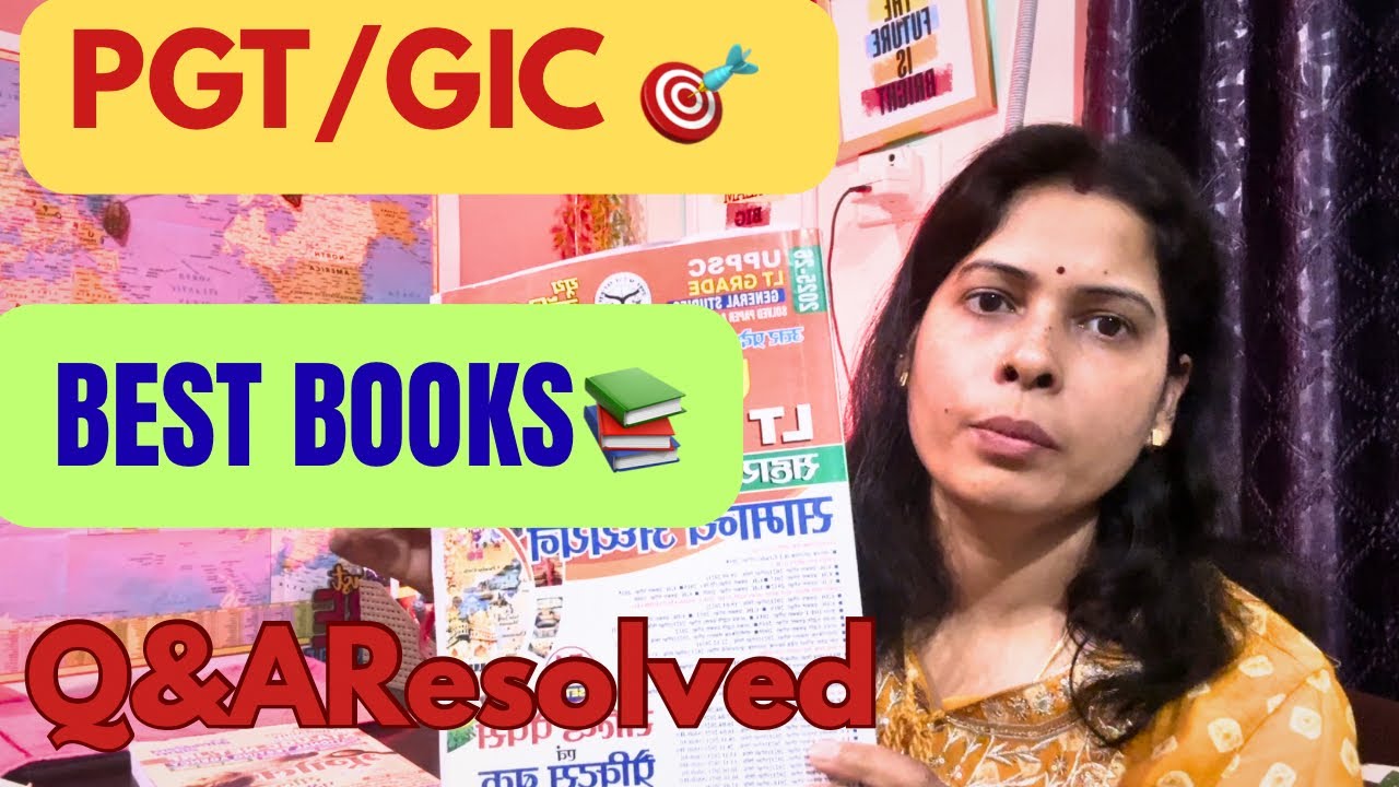 GIC/PGT Prepration 🎯Best Books 📚