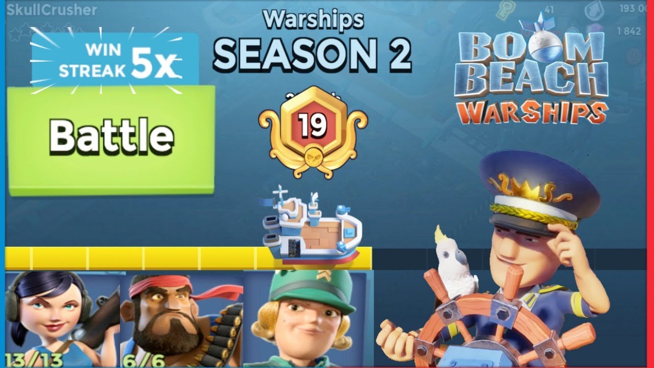 Boom Beach//S2 of WARSHIPS *LIVE*5/3 HZ META*PUSH* RANK 19