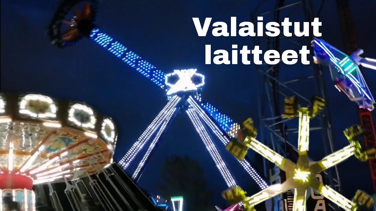 Särkänniemi: Valaistut laitteet (Karmiva Karnevaali 2020)