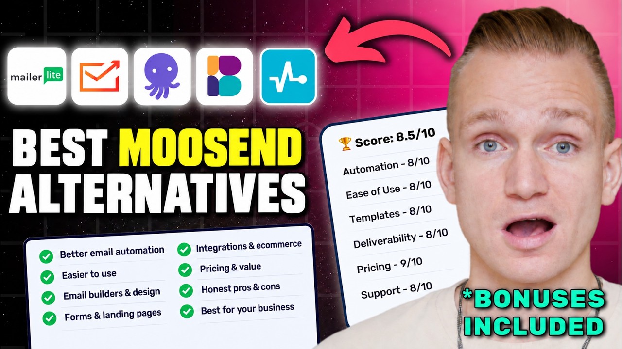 Best Moosend Alternatives &mdash; MailerLite, Sender, Email Octopus, Benchmark Email, SendPulse