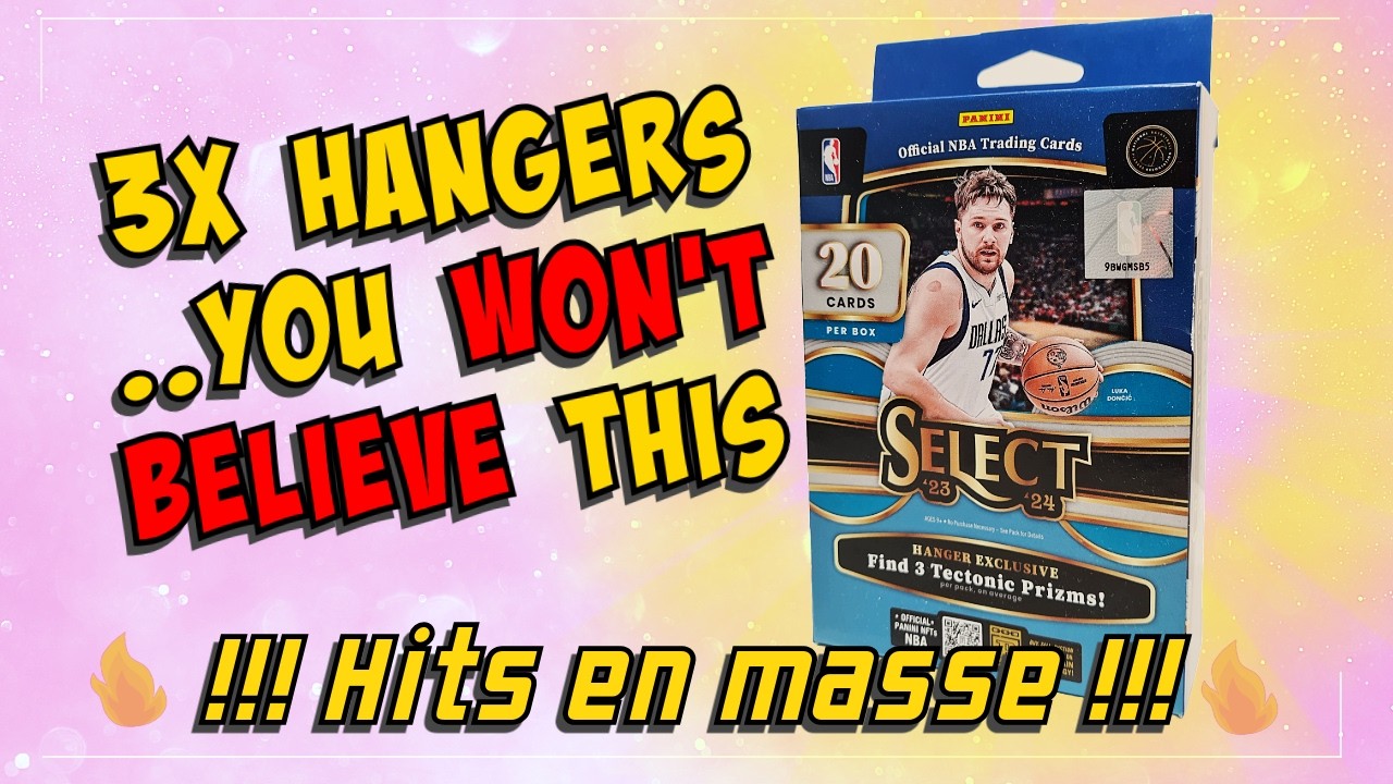 🤯 Mind Blowing Panini 2023-24 Select Basketball Hanger Boxes opening - so many crazy hits  🎯