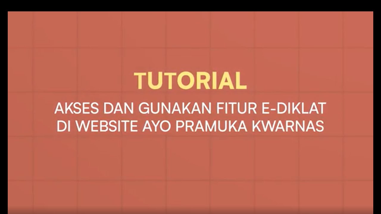 Panduan E-Diklat Website