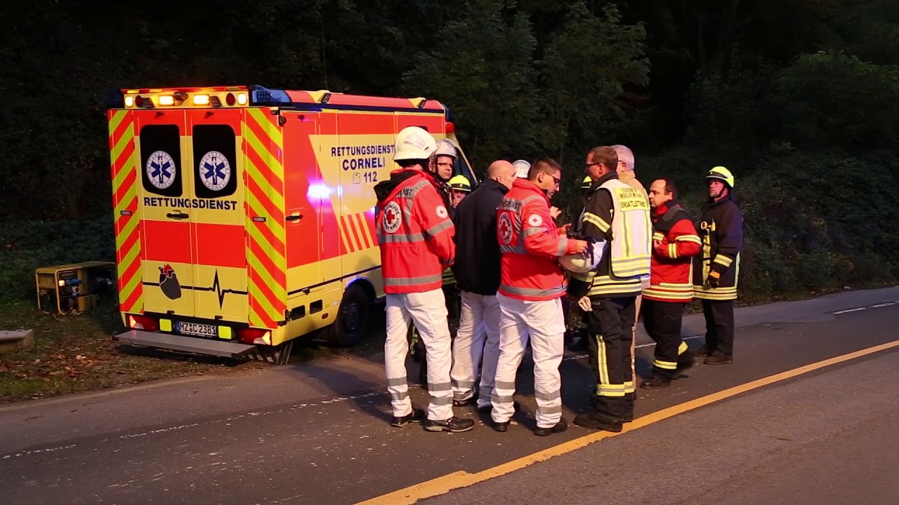 Feuerwehr rettet Wanderer aus Kreuzbachklamm bei Bingen – Zwei Feuerwehrmänner verletzt