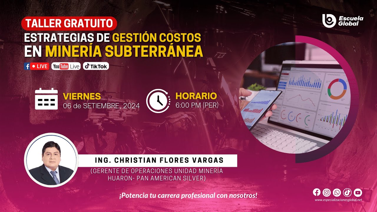 🎊𝐓𝐀𝐋𝐋𝐄𝐑 𝐄𝐍 𝐊𝐏𝐈𝐒 𝐄𝐍 𝐌𝐈𝐍𝐄𝐑𝐈́𝐀 🥳📚 𝐓𝐄𝐌𝐀: 𝐄𝐒𝐓𝐑𝐀𝐓𝐄𝐆𝐈𝐀𝐒 𝐃𝐄 𝐆𝐄𝐒𝐓𝐈𝐎́𝐍, 𝐂𝐎𝐒𝐓𝐎𝐒 𝐄𝐍 𝐌𝐈𝐍𝐄𝐑𝐈́𝐀 𝐒𝐔𝐁𝐓𝐄𝐑𝐑𝐀́𝐍𝐄𝐀