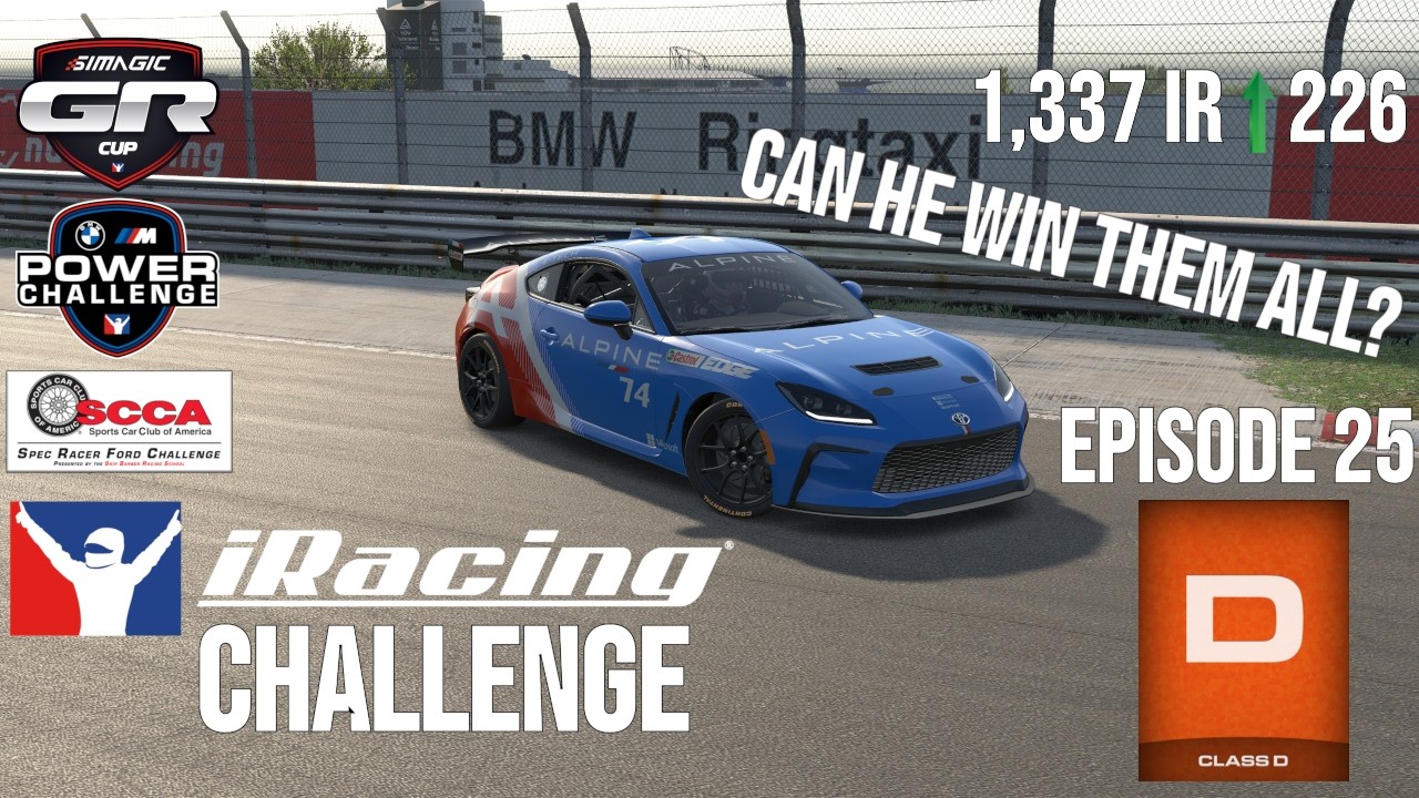 iRacing Challenge :: Episode 25 :: Class D :: Win EVERY Race Series