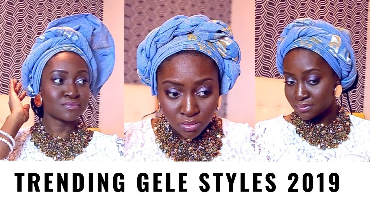 3 EASY Twisted Nigerian Gele Styles | TRENDING GELE 2019