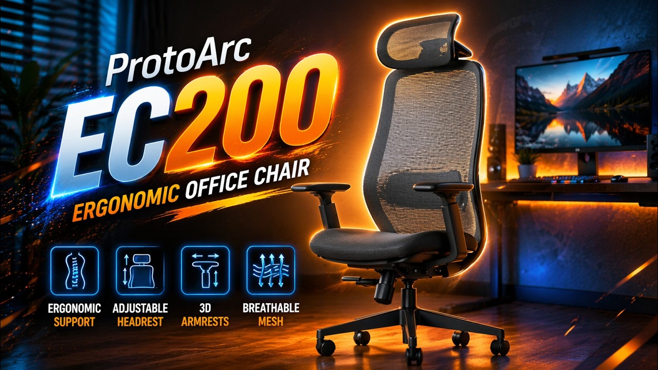 Обзор ProtoArc EC200 &ndash; лучшее бюджетное эргономичное офисное кресло?