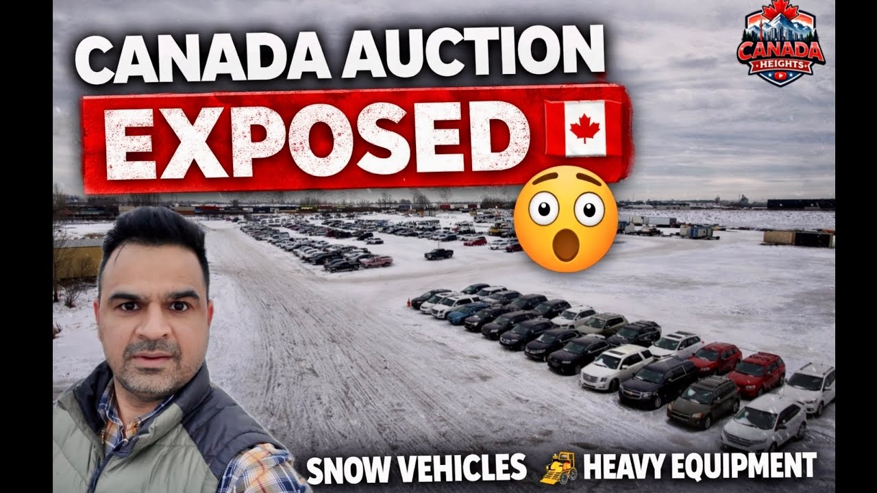 Canada Auction EXPOSED 🇨🇦😳 | Cars, Snow Vehicles & Heavy Equipment