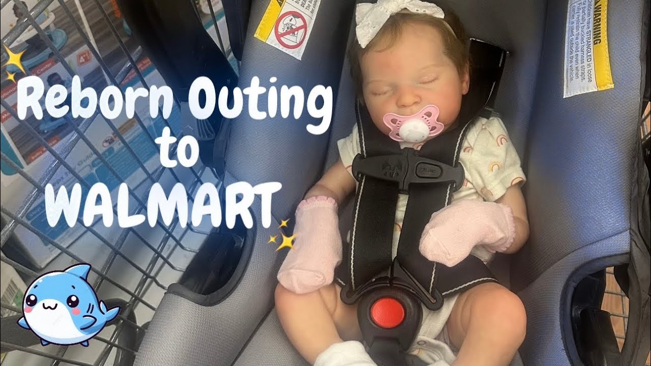 Reborn Baby Doll Outing to Walmart! | Realistic Doll in Public