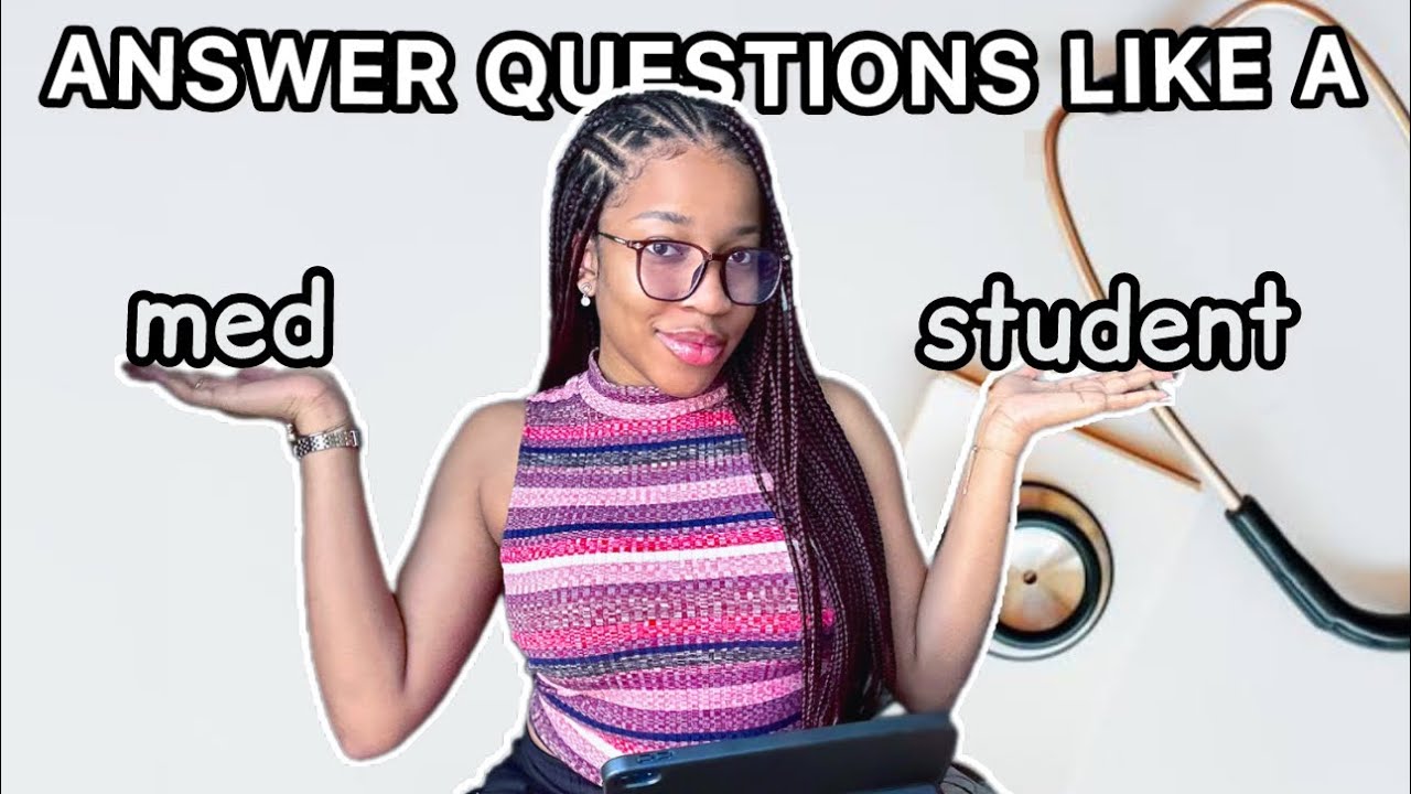 How I answered my exam questions like a pro med student/ I got an A on this paper using these steps