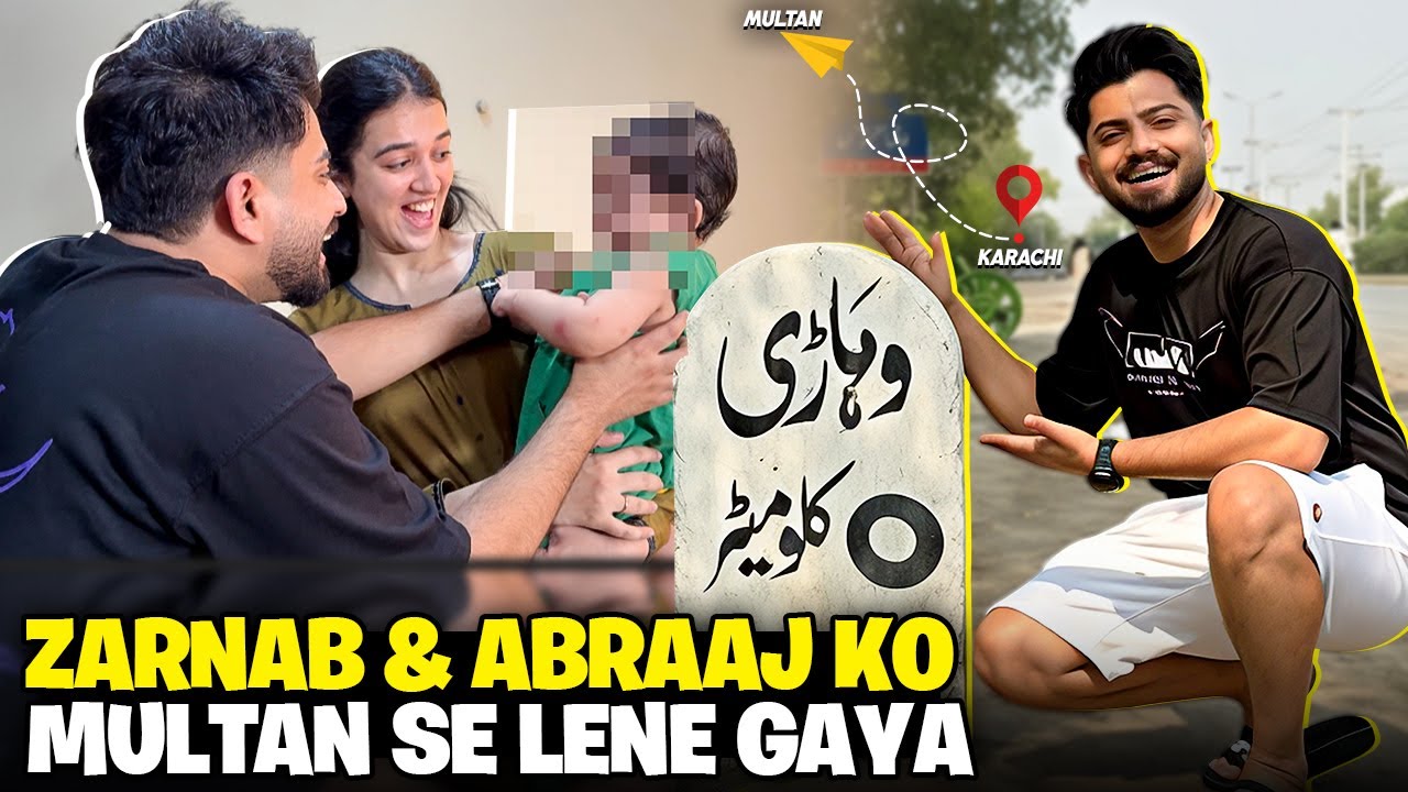 Zarnab Aur Abraaj ko Surprise dena puhancha Punjab Aur Jung Hogayi  | Zaraib Vlogs