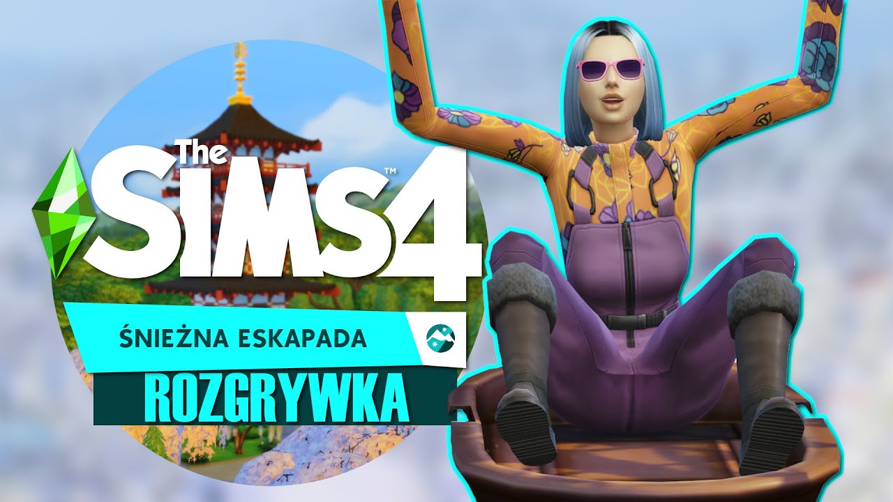 Idziemy na NARTY!❄️ - The Sims 4 ŚNIEŻNA ESKAPADA | ROZGRYWKA FIRST LOOK #1