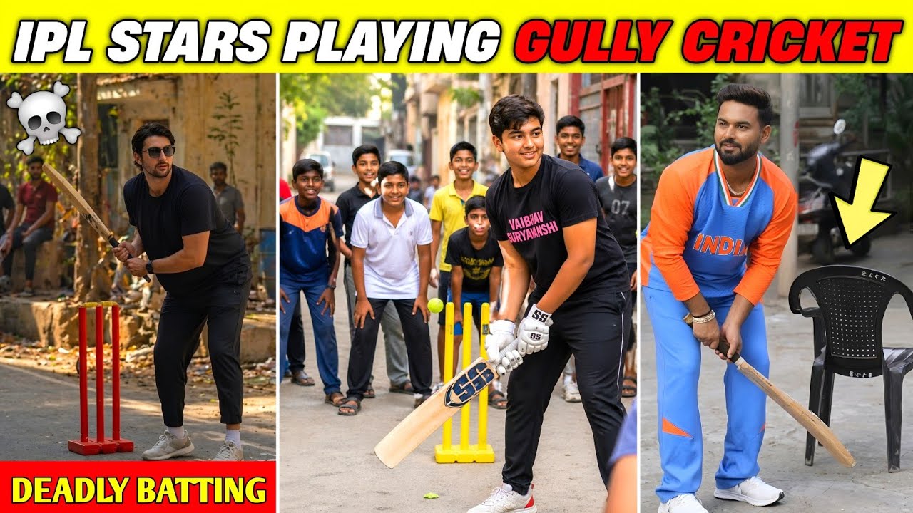 When IPL Stars Played Gully Cricket With Fans 🤯 (You Won&rsquo;t Believe This) | Rishabh, Shreyas & Chahal