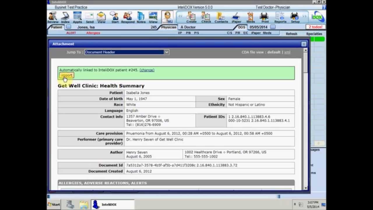 Clinical Information Reconciliation
