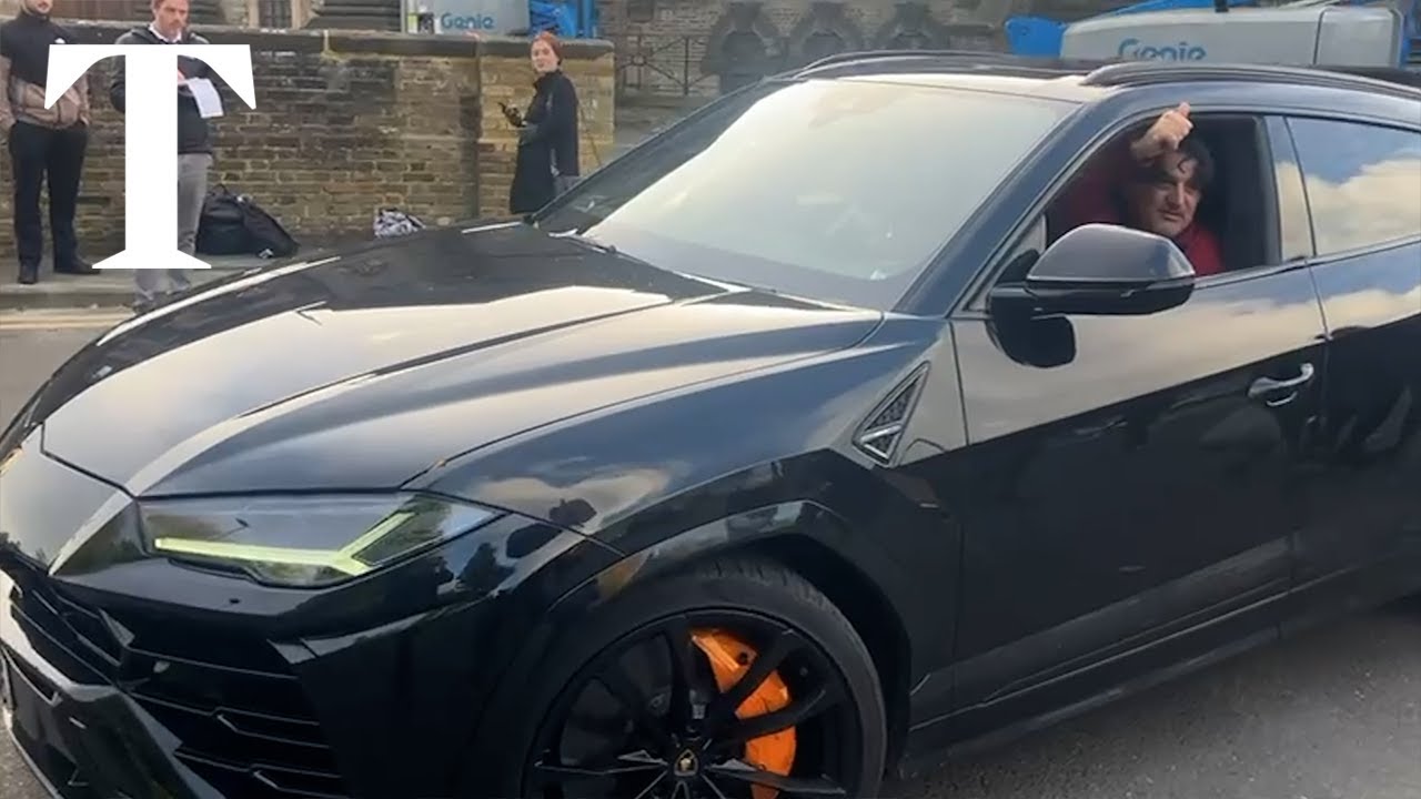 Prisoner jumps into £250,000 Lamborghini after release