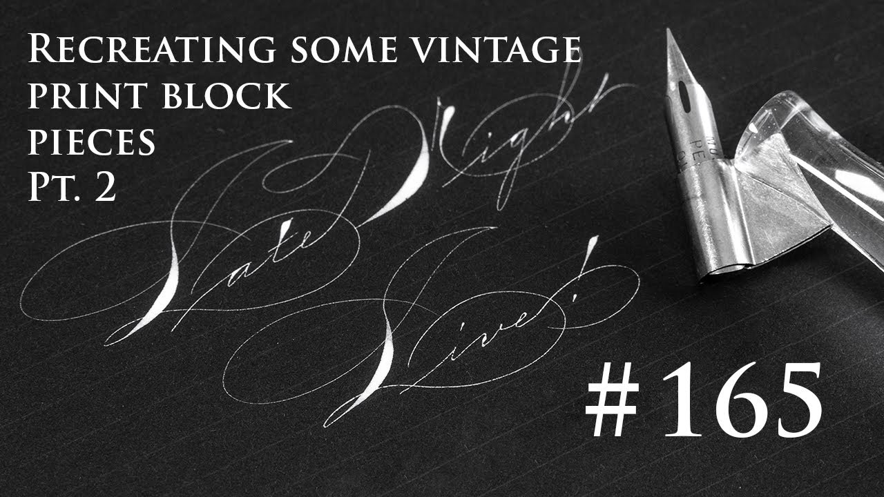 Recreating Some Vintage Print Block Pieces Pt. 2 (Late Night Live #165)