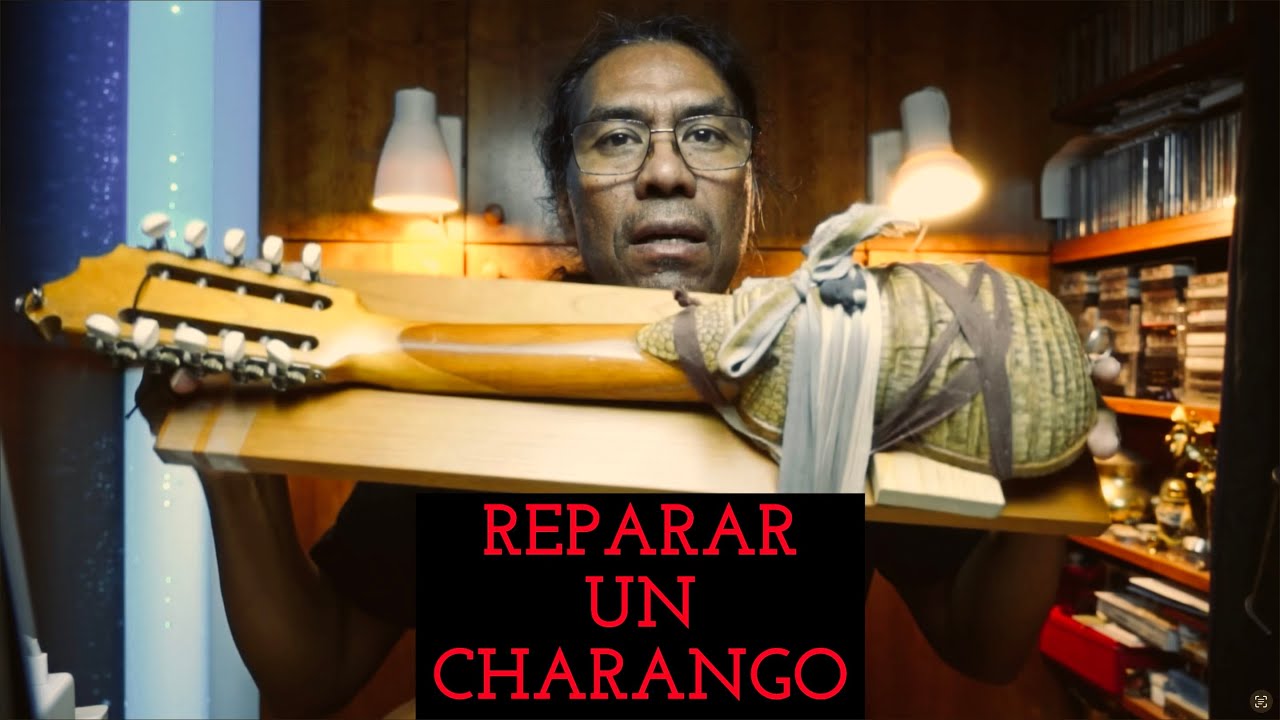 COMO ARREGLAR UN CHARANGO DE ARMADILLO QUE ESTA PANDEADO O ALZADO DE LA TAPA, TUTORIAL, PODCATS ,