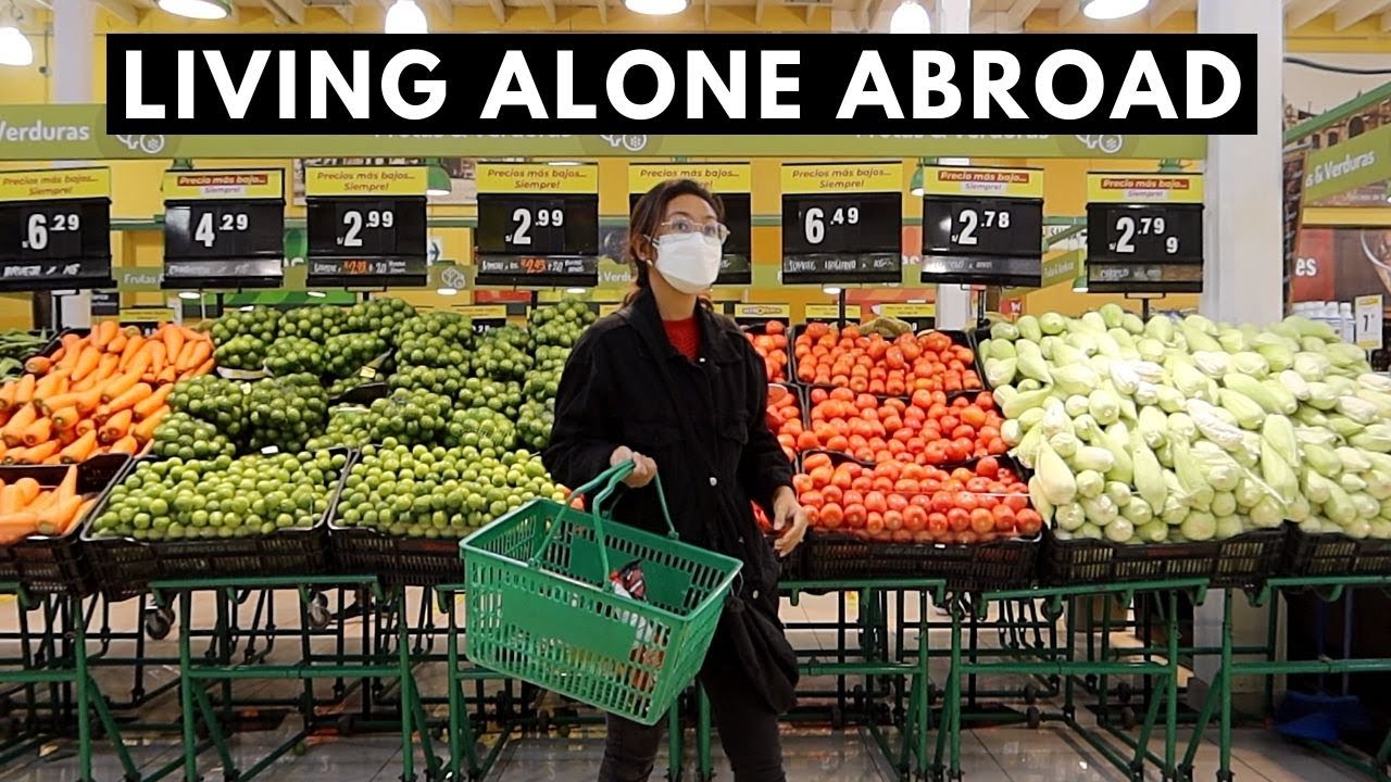 LIVING ALONE ABROAD (Cooking & eating leftovers for a week)