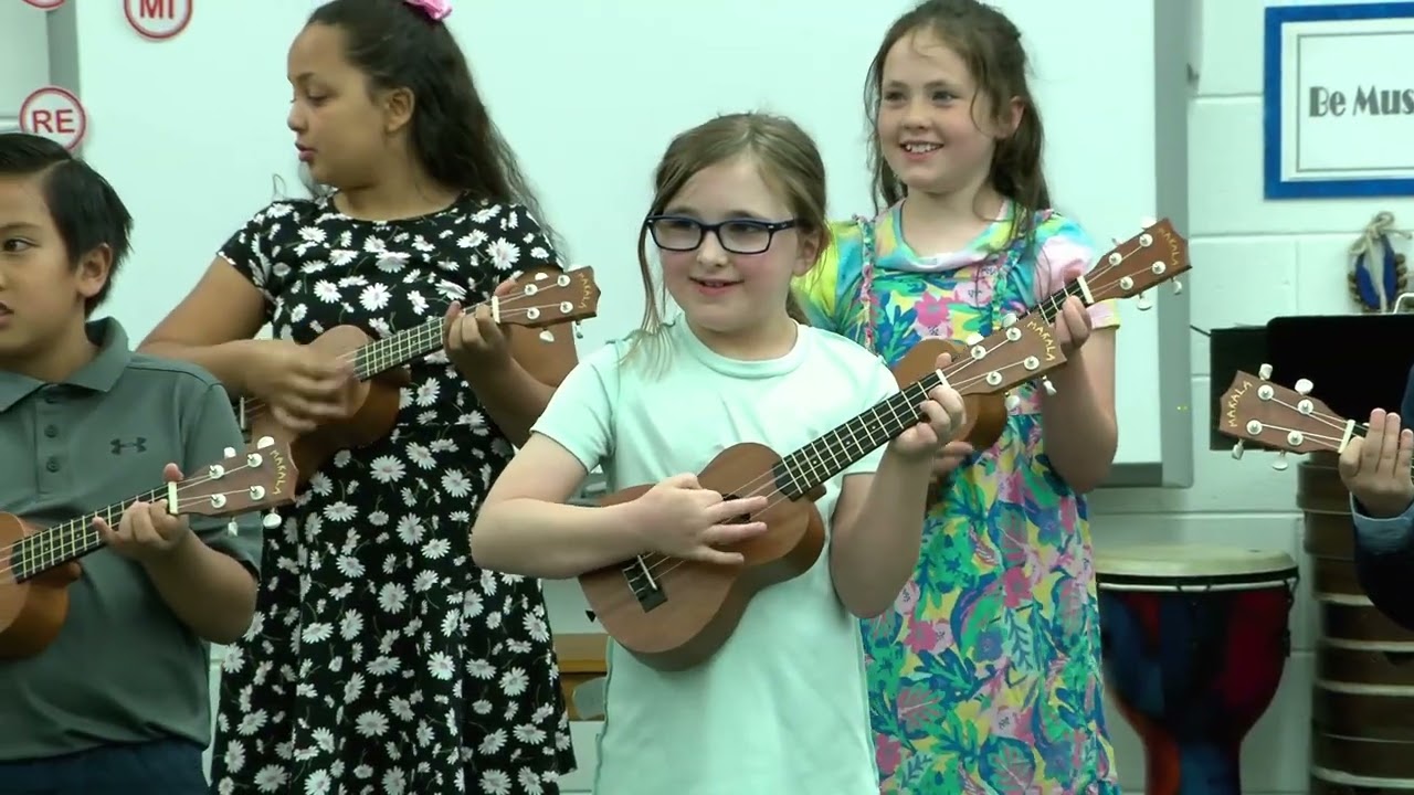 Pole Green Elementary School Ukulele Concert
