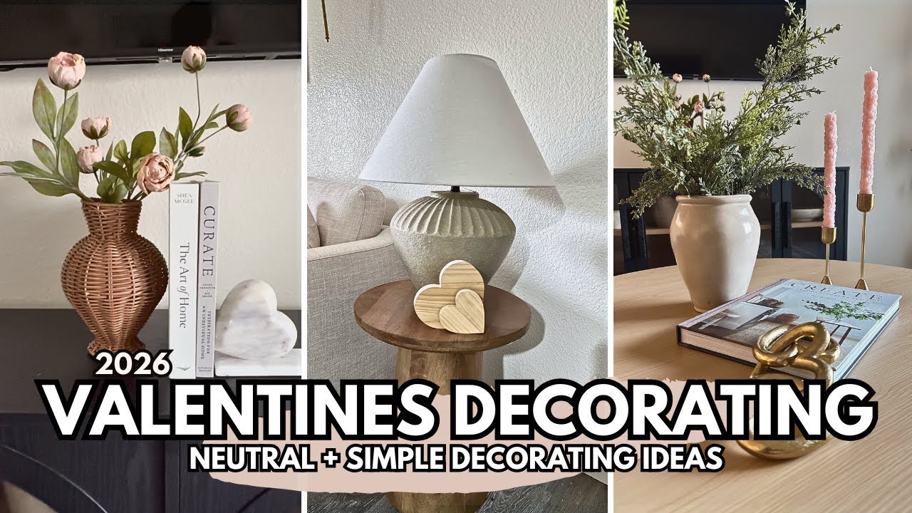 NEW! 2026 VALENTINES DAY DECORATE WITH ME | Valentines Decorating Ideas
