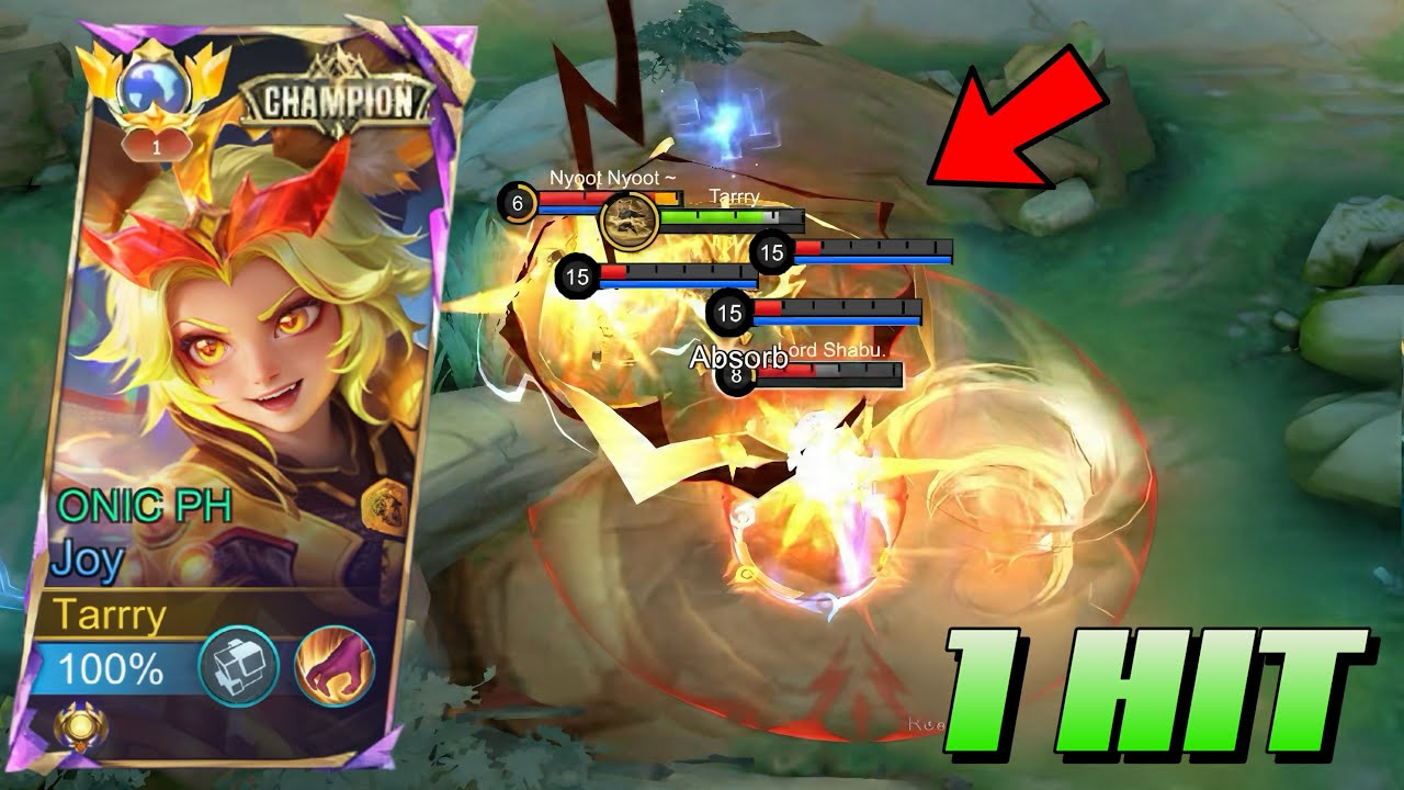 JOY NEW SECRET 1 HIT KILL FULL BUILD 💀!! DAMAGE HACKED !! MUST TRY IN MLBB 