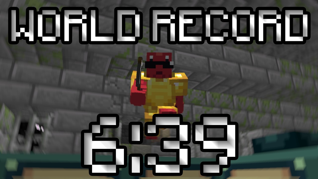 MINECRAFT WORLD RECORD 6:39