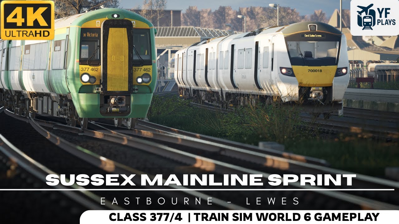 Train Sim World 6 | Sussex Mainline Sprint | Class 377/4 | Eastbourne - Lewes