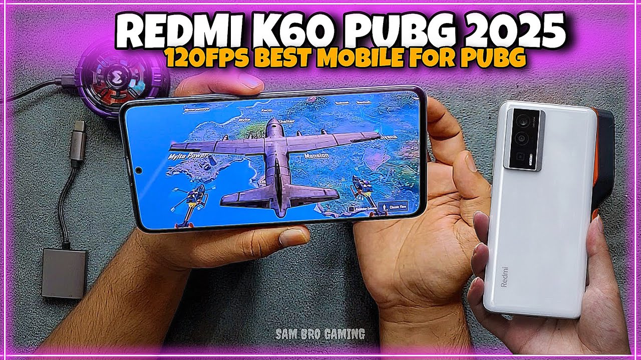 Best Android Phone For Gaming With 120Fps | Redmi K60 PUBG Test After Update | Electro Sam