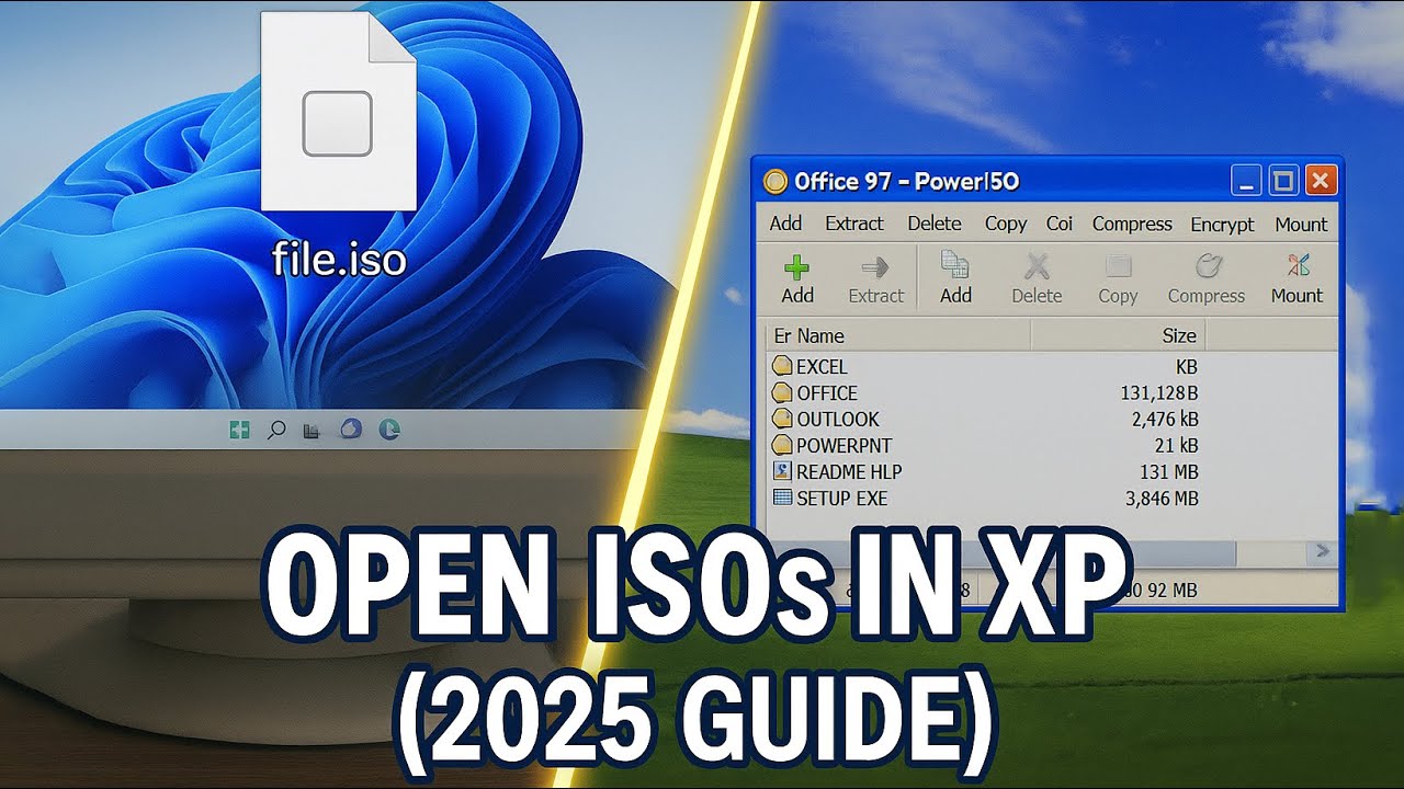 How to Open ISO Files in Windows XP in 2026