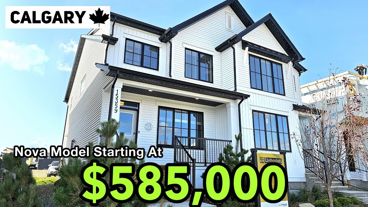 $585K NEW Duplex Home in LIVINGSTON Calgary (Nova Model)