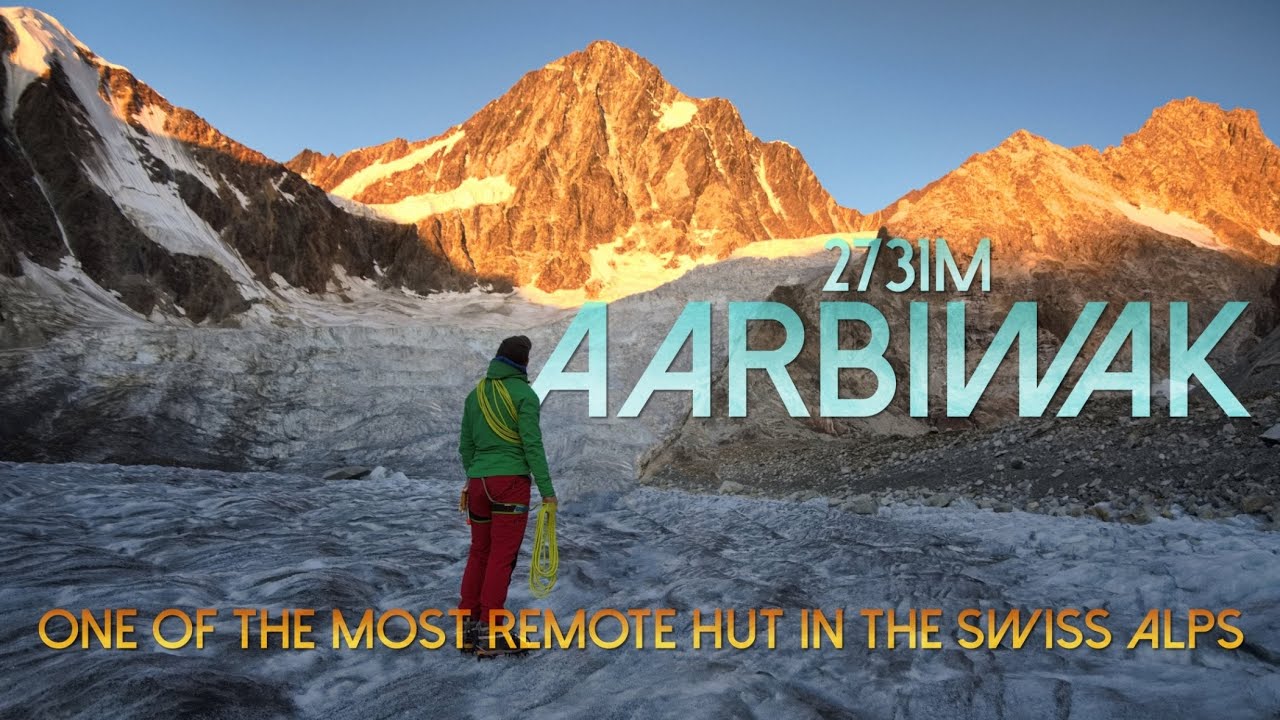 Aarbiwak 2731m – Crossing 3 Glaciers to One of the Most Remote Huts in the Swiss Alps / Bernese Alps