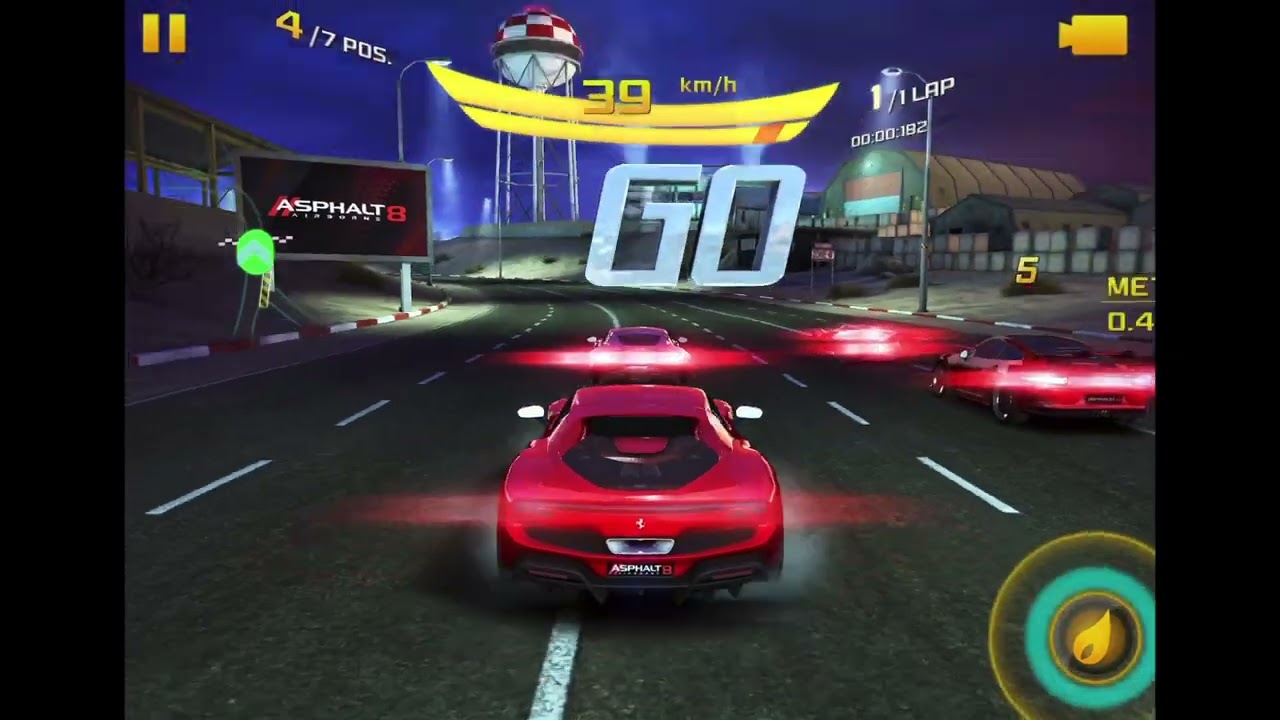 Asphalt 8, Multiplayer with Ferrari 296 GTB